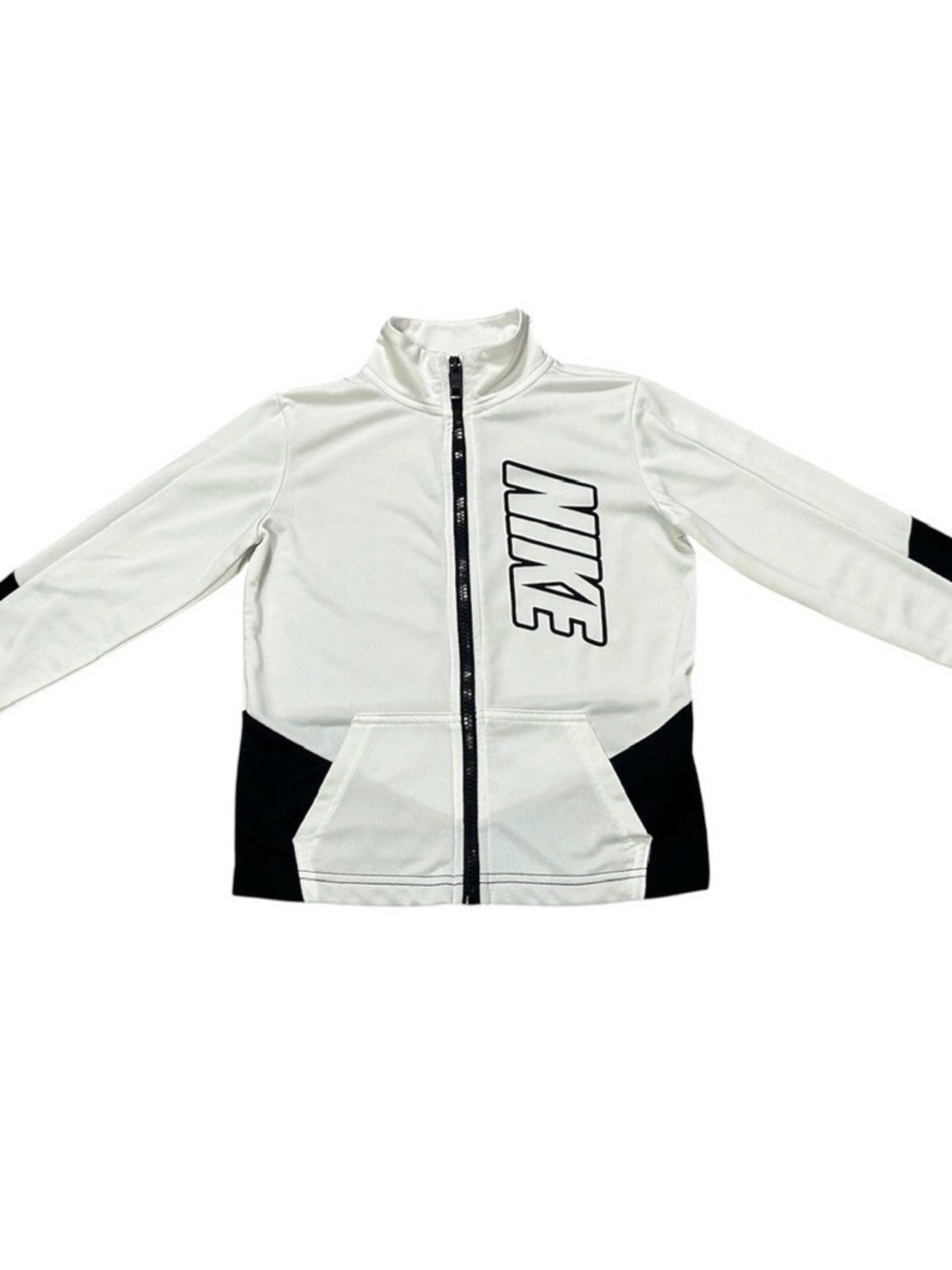Nike Kids Color Block Full Zip Track Jacket Boys Small Size 5 - 6 Years
